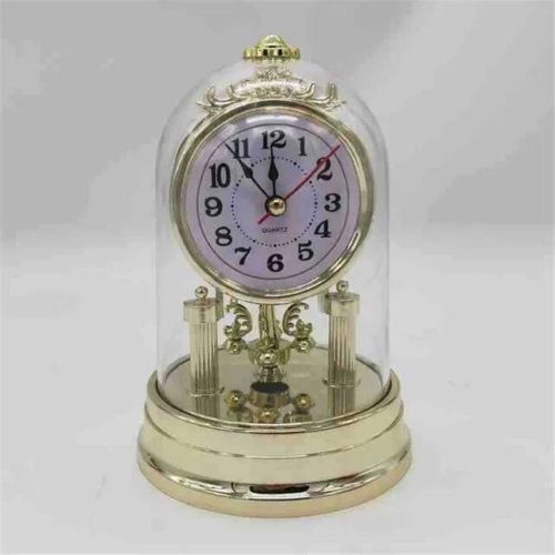 European Style Mute Clock Retro Alarm Clocks Stopwatch Table Clock for Living