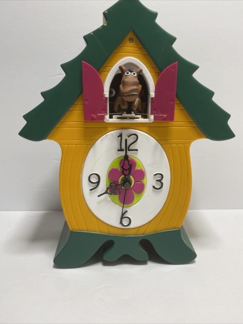 EWE COO Heads Up Design Wall/Shelf CooCoo/Cuckoo Clock Horse