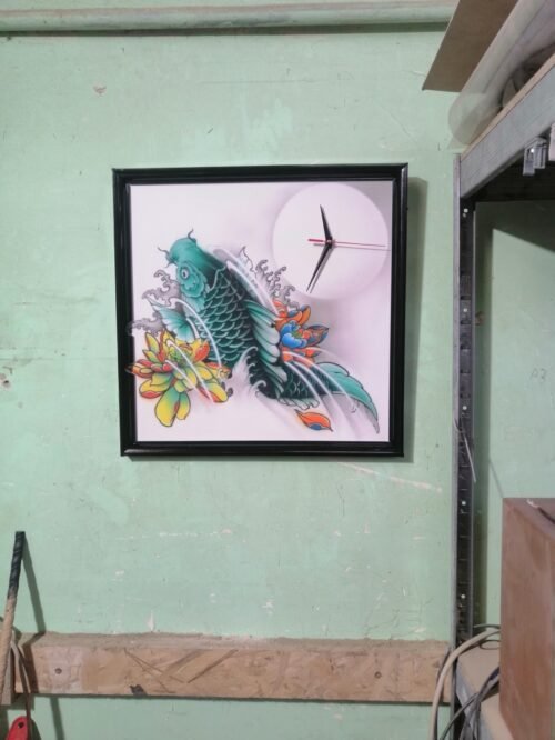Exclusive wall Clock "Koi Carp"