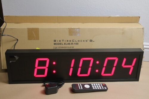 EXTRA LARGE 28″ LED COUNTDOWN / UP CLOCK Timer/ Stopwatch - Remote Control