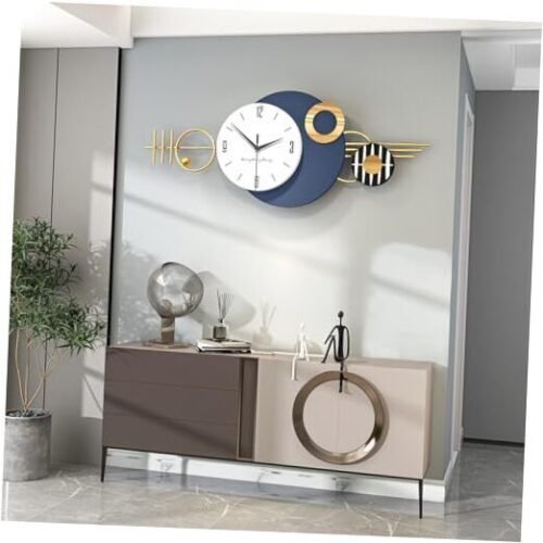 Extra Large Wall Clock for Living Room Decor Modern Decorative Art 16*39in