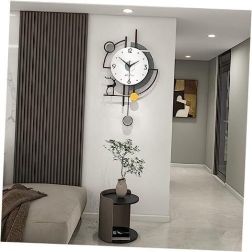 Extra Large Wall Clock for Living Room Decor Modern Wall Clocks 19*32 in
