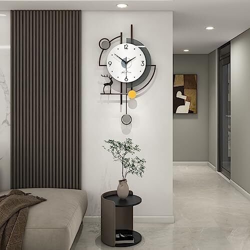Extra Large Wall Clock for Living Room Decor Modern Wall Clocks Decorative Si...