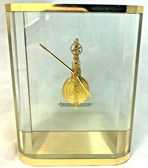 Extremely RARE Jaeger LeCoultre PRISM 8 Days Inline Table Desk Clock