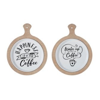 Farmhouse Iron White Wall Decor (Set of 2)