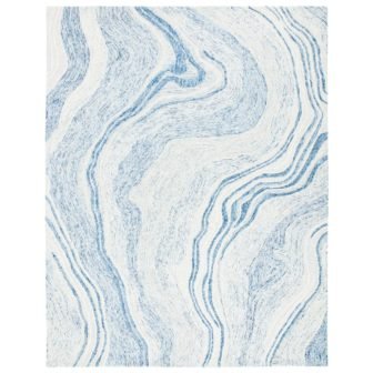 Fifth Avenue Blue/Ivory 8 ft. x 10 ft. Gradient Abstract Area Rug