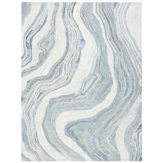 Fifth Avenue Gray/Ivory 8 ft. x 10 ft. Gradient Abstract Area Rug