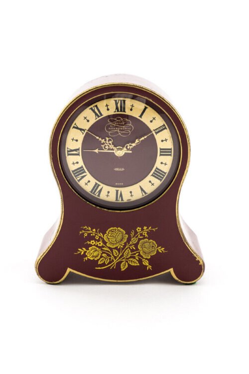 Fine music alarm Jaeger clock early 50's called "Petite Neuchateloise"