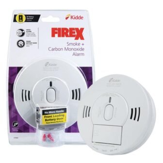 Firex Battery-Operated Combination Smoke and Carbon Monoxide Detector with Voice Alarm &...