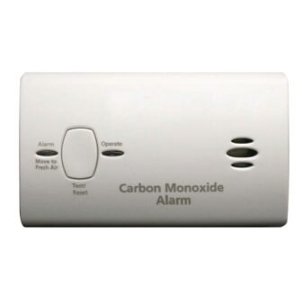 Firex AA Battery Powered Carbon Monoxide Detector, Slide Out Battery Door (2-Pack)
