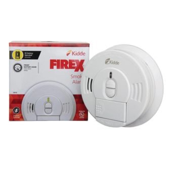 Firex Smoke Detector, Battery Operated with Front-Load Battery Door, Smoke Alarm