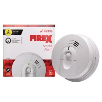 Firex Smoke Detector, Hardwired with Battery Backup & Front-Load Battery Door, Smoke...