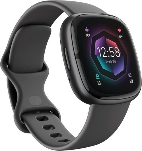 Fitbit Sense 2 Advanced Health and Fitness Smartwatch S & L Bands Included, Grey