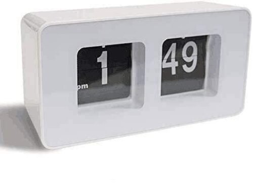 Flip Clock Classic Vintage Clock Digital Flip Down Clock Digital Number Alarm...