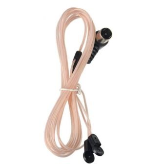 FM Antenna Dipole Indoor 75 Ohm with F Type Male Connector for...