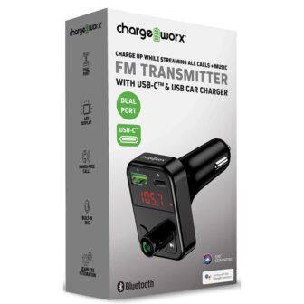 FM Transmitter USB-C and USB Car Charger