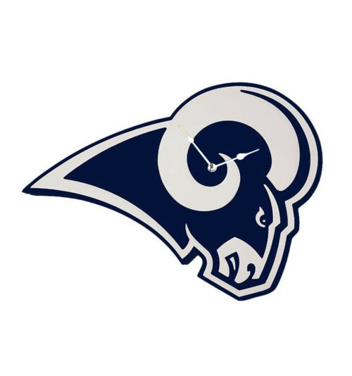 Foam Fanatics NFL Los Angeles Rams 3-D Foam Wall Clock Home Office decor
