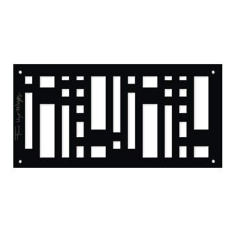 Frank Lloyd Wright Collection Stars and Moonbeams Grille 6 in. x 12...