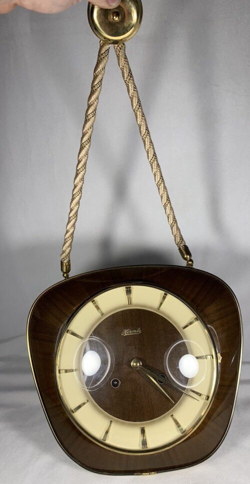 FRANTZ HERMLE MCM MECHANICAL WALL CLOCK, Parts/Repair