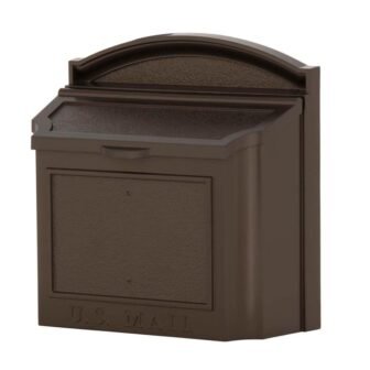 French Bronze Wall Mailbox
