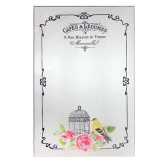 French Country 15.75 in. W x 23.5 in. H Francophile Rectangular Floral...