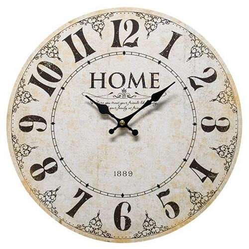 French Country HOME WALL CLOCK Kitchen Farm~Where You Treat Friends like Family