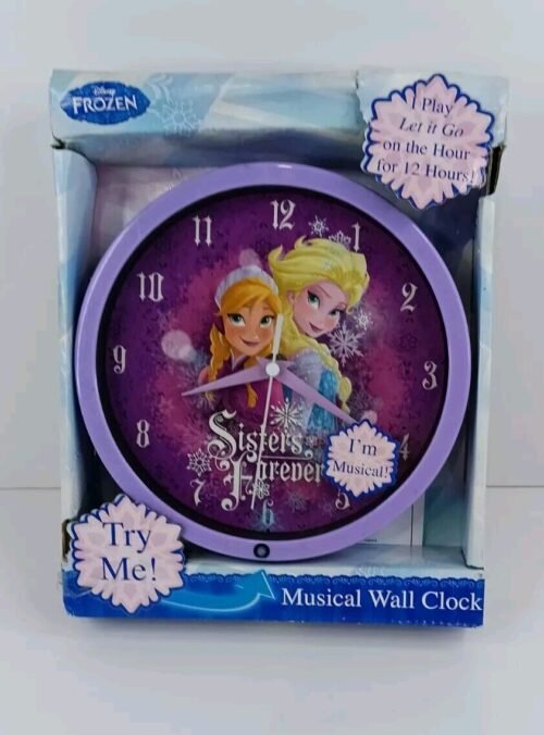 Frozen "Sisters Forever" Singing Wall Clock