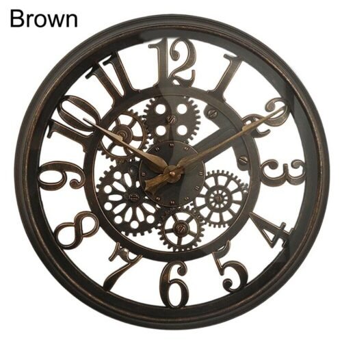 Garden Wall Clock Home Decor Clock Plastic Material Robust Weatherproof