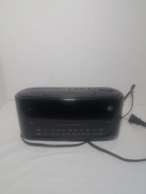GE 7-4852A Large Display Radio Dual Alarm Clock With AM/FM - Tested Working