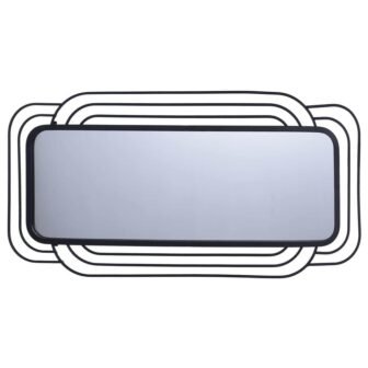 Gemma 16.54 in. H x 34.06 in. W Rectangle Framed Decorative Mirror
