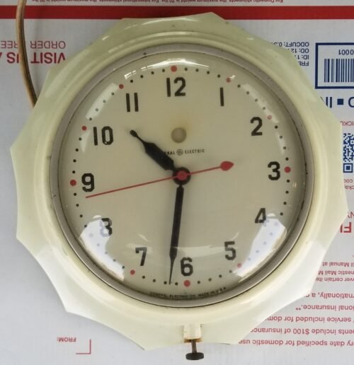 General Electric Retro Wall Clock Vintage