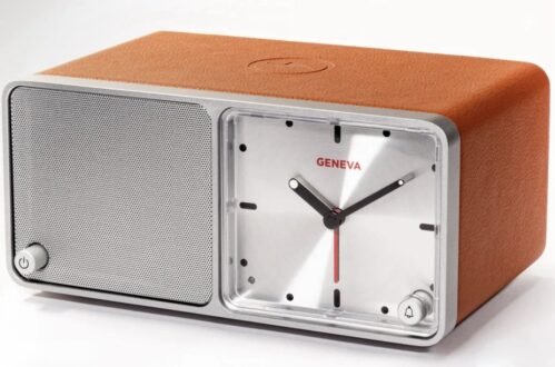 Geneva Sound "Time" Analog Bluetooth Speaker Alarm Clock