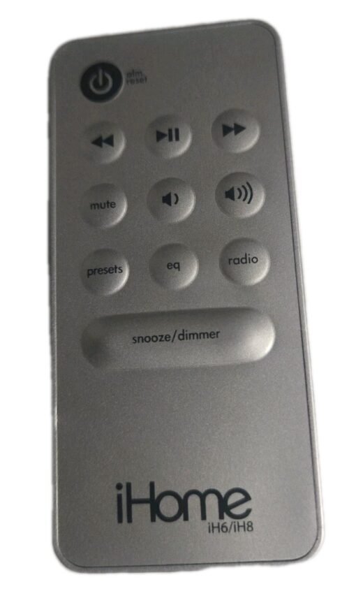 GENUINE iHome Remote Control iH6/iH8 for iH6 or iH8 Portable Alarm Clocks *