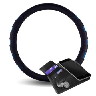 Genuine Leather Sport Steering Wheel Cover