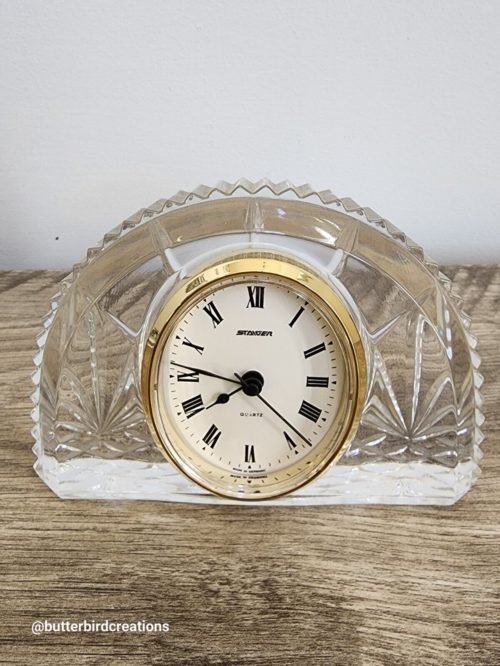 Genuine STAIGER Crystal Mantle Clock Made in Germany
