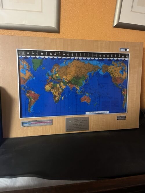 Geochron Kilburg World Clock - Original