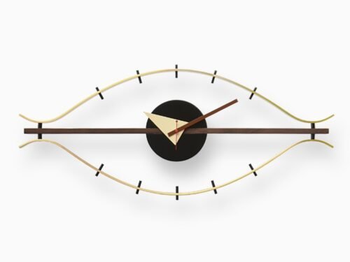 George Nelson Eye Clock Modern Analog Wall Clock W76cm H33cm