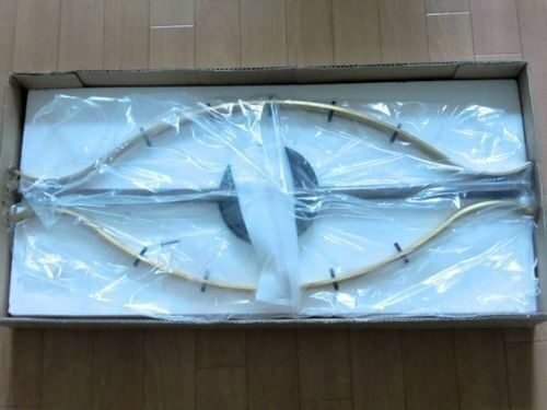 George Nelson Eye Clock wall clock Reproduct Solid American walnut, brass, steel