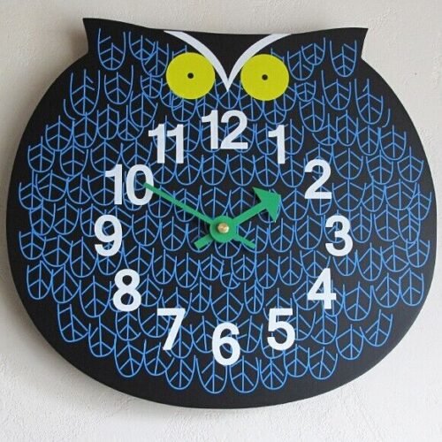 George Nelson GN901 Vitra Zoo Timers Wall Clock Fish Owl GN901