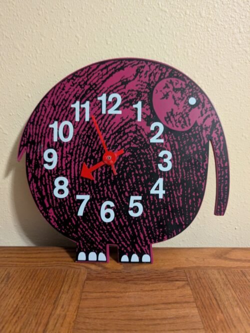 George Nelson Hard-To-Find Elihu The Elephant Zoo Clock 1960s Design Excellent