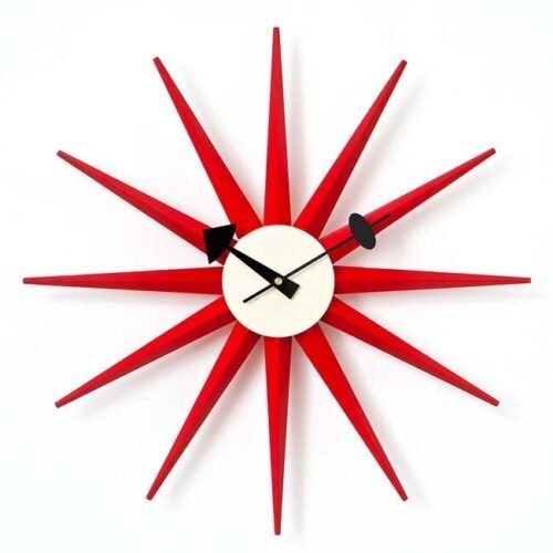 George Nelson Sun Burst Clock Wall Hanging Type 47cm NOTE Reproduct
