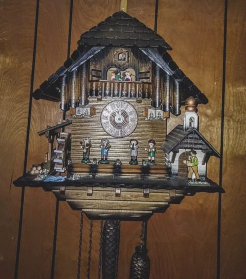 German 8 day Musical Cuckoo Clock Has four animation Works Keep Excelle Time