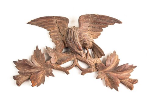 German Black Forest cuckoo clock top piece only @ 1890s Great Rare!