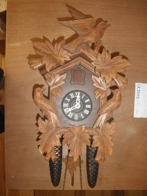 German made Cuckoo Co. Linden Wood 8 Day Cuckoo Clock CK3303