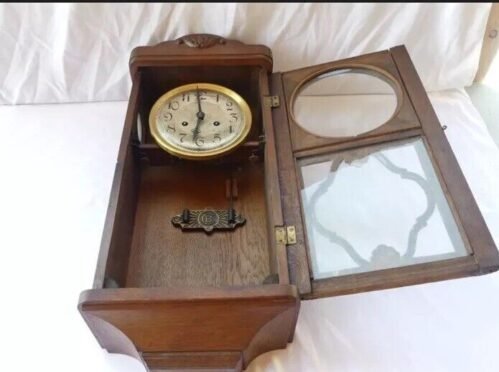 German Oak Wall Clock