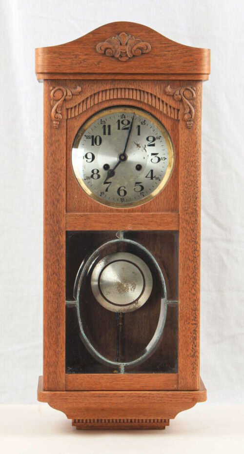 German wall regulator clock @ 1910 Original Good