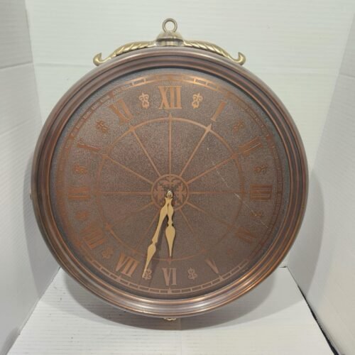 Giant 16" BOMBAY Winthrop Station Clock Double Sided Bronze w/ 2 Movements