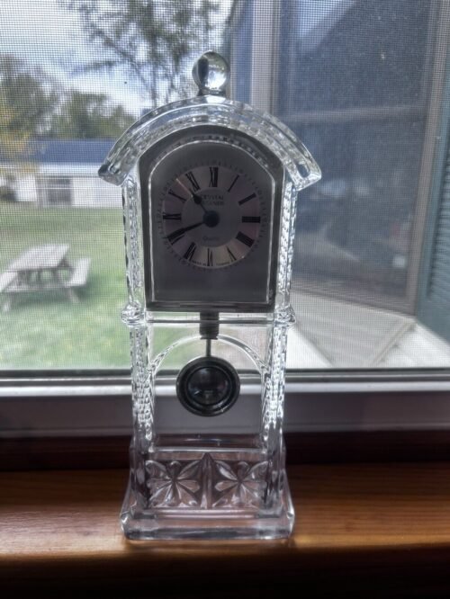 Godinger Crystal Legends Quartz Clock