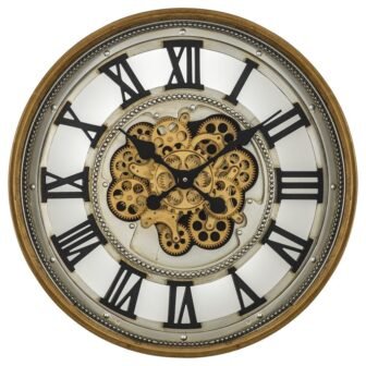 Gold Gear Clock