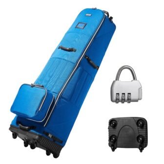 Golf Travel Bag, Outdoors Soft-Sided Golf Travel Cover, Heavy Duty 1200D Polyester...
